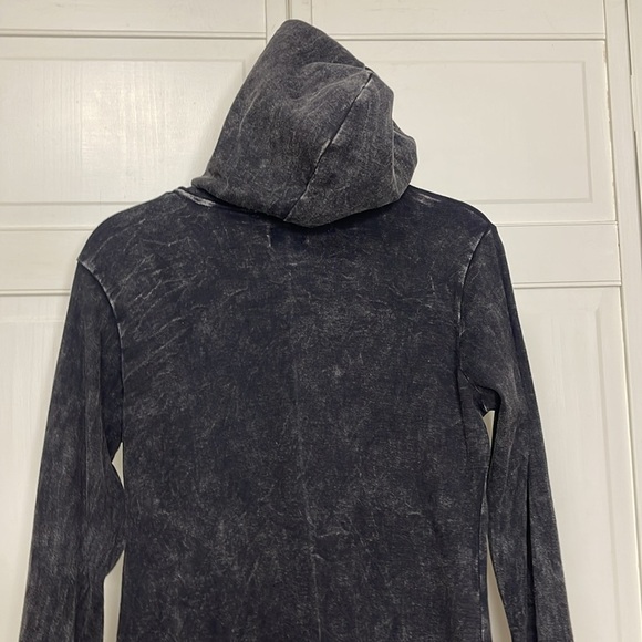 Rising International Women’s Handmade Long Jacket Dress Hoodie Full Zip Sz L - Picture 10 of 13